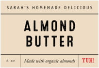 Apothecary Neat Wide Rectangle Label In Cappuccino