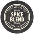 American Vintage Small Round Label In Tuxedo