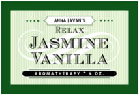 French Market Wide Rectangle Label In Green