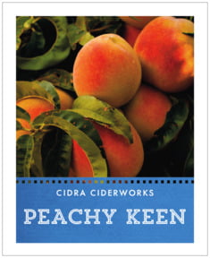 Film Edge Large Label In Cobalt