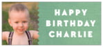 Chevron Edge Small Rectangle Label In Mint