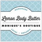Morocco Square Label In Blue