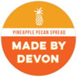 Boston Brew Small Round Label In Carrot