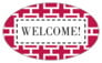 Royal Suite Small Oval Label In Deep Red