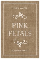 Vintage Burlap Tall Rectangle Label In Burlap Basic