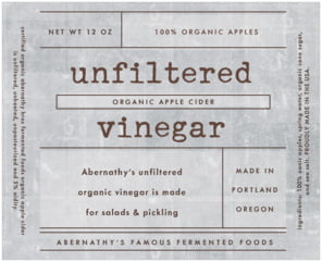 Vintage Unfiltered Large Wide Label In Shale