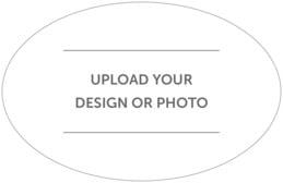 Your Design Large Oval Label In Custom